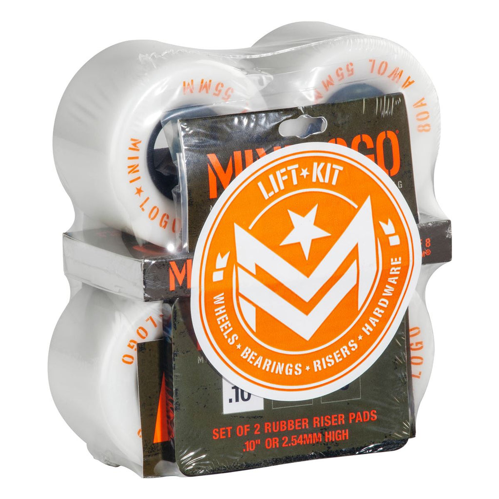 Mini Logo A.W.O.L. Lift Kit | 55mm 80a Wheels Skateboard Trucks