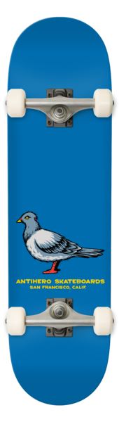 Anti Hero Pigeon Blue Complete Skateboard - 8.25"