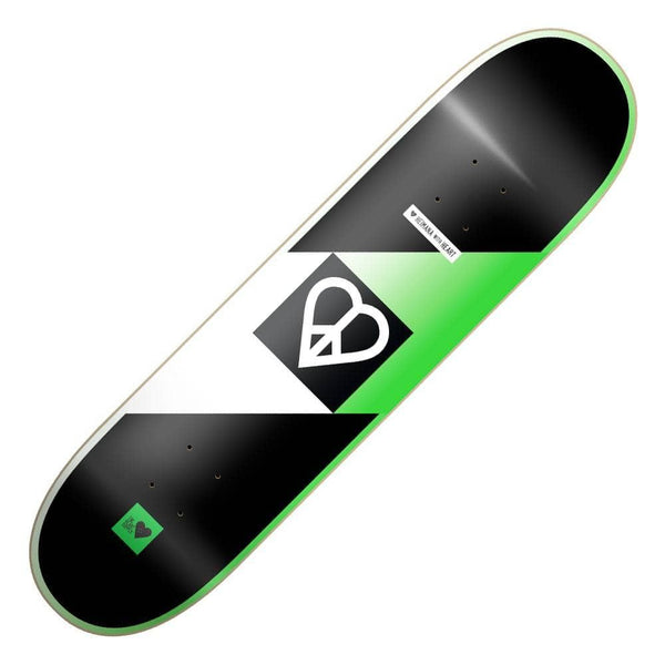 The Heart Supply HS - Chann Symbolic Impact Light Skateboard Deck Green 8.25 - Skatewarehouse.co.uk