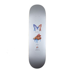 Magenta Butter Fly x  Skateboard Deck - 8.125" - Skatewarehouse.co.uk