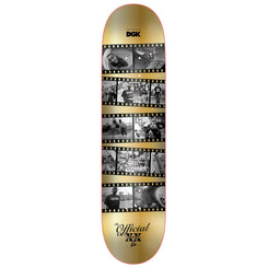 DGK "It's Official" Frames Gold Skateboard Deck - 8.25"