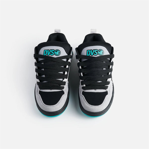 DVS Comanche Skate Shoes Grey Black Teal