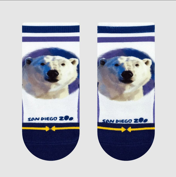 Merge4 x San Diego Zoo - Bears 3 Pack Baby Socks - Skatewarehouse.co.uk