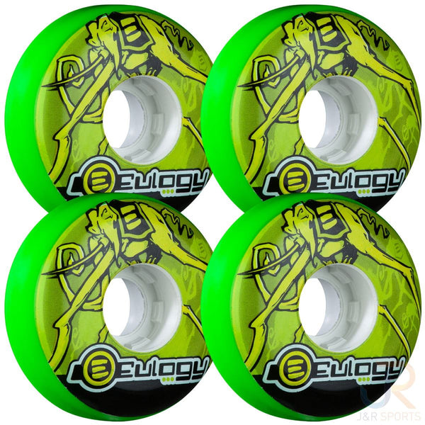 Eulogy Wheels - Eric Schrijn Retro (4) - 58Mm/89A - Skatewarehouse.co.uk