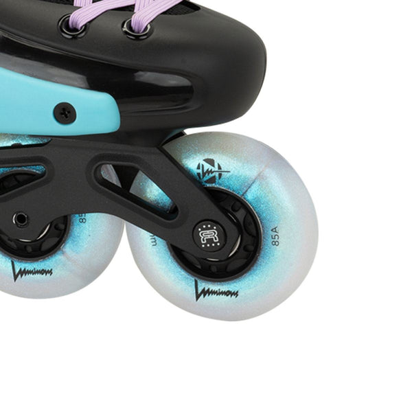 FR Junior V2 Adjustable In-Line Skates - Luminous Black Pearl
