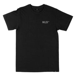 Miles Logo Hit Tee Black - Skatewarehouse.co.uk