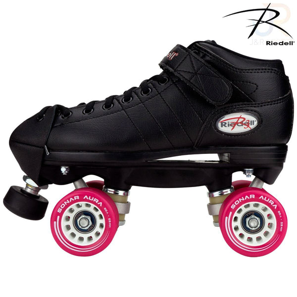 Riedell R3 DERBY - Black - Width Medium Quad Skates