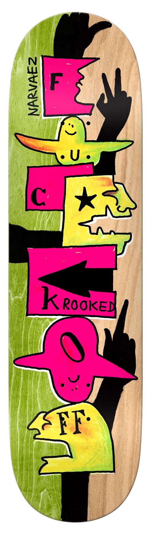 Narvaez F Off Skateboard Deck - 8.375