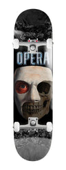 Opera Skull Mask EX7 Pop Slick Black x Venom Custom Complete Skateboard - 8.25"
