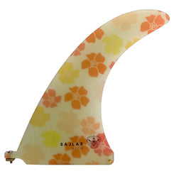 Flying Diamonds - Kai Sallas - Kelis Kaleopa'a - Yellow Flower Surf Fins - 10"