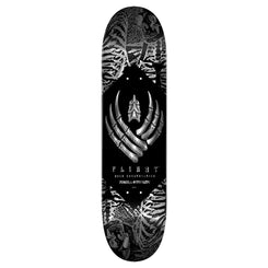Powell Peralta FLIGHT Skeleton • • Silver Foil Skateboard Deck - 8.25"