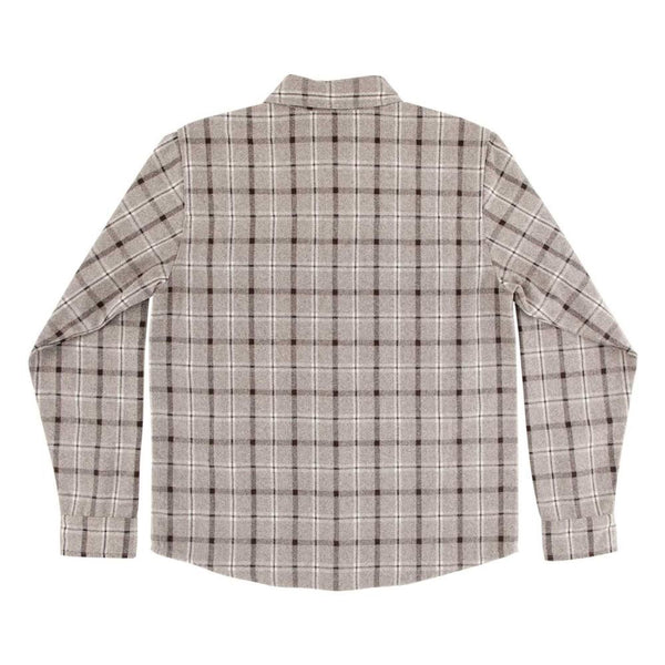 Independent Shirt Belmont Flannel Top - Concrete - Skatewarehouse.co.uk