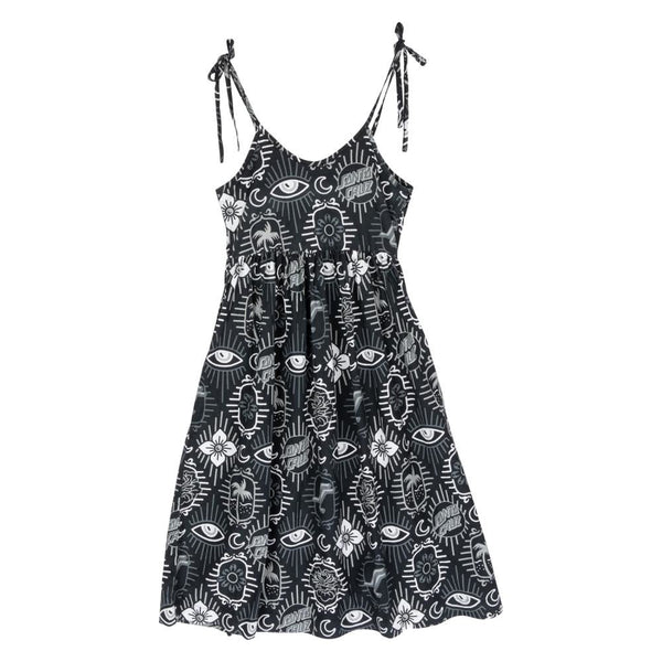 Santa Cruz Womens Dress Patchwork - Black Patchwork - Skatewarehouse.co.uk