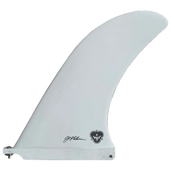 Flying Diamonds - CJ Nelson - Classic Pivot - White Surfboard Fins - 10"