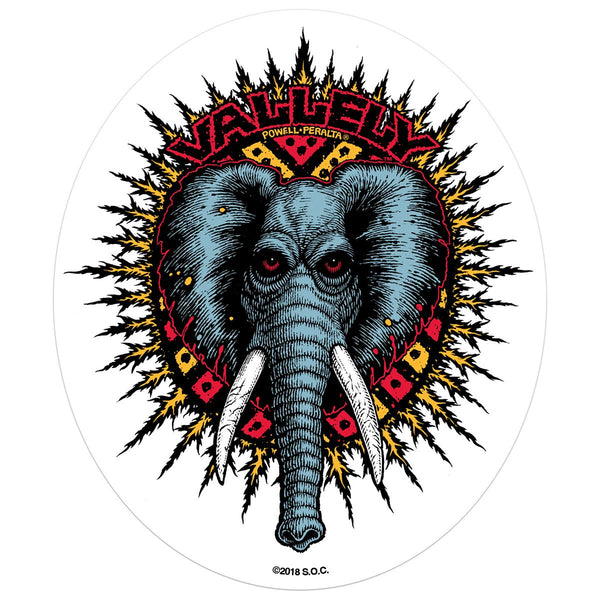 Powell Peralta Vallely Elephant Sticker (10 Pack)