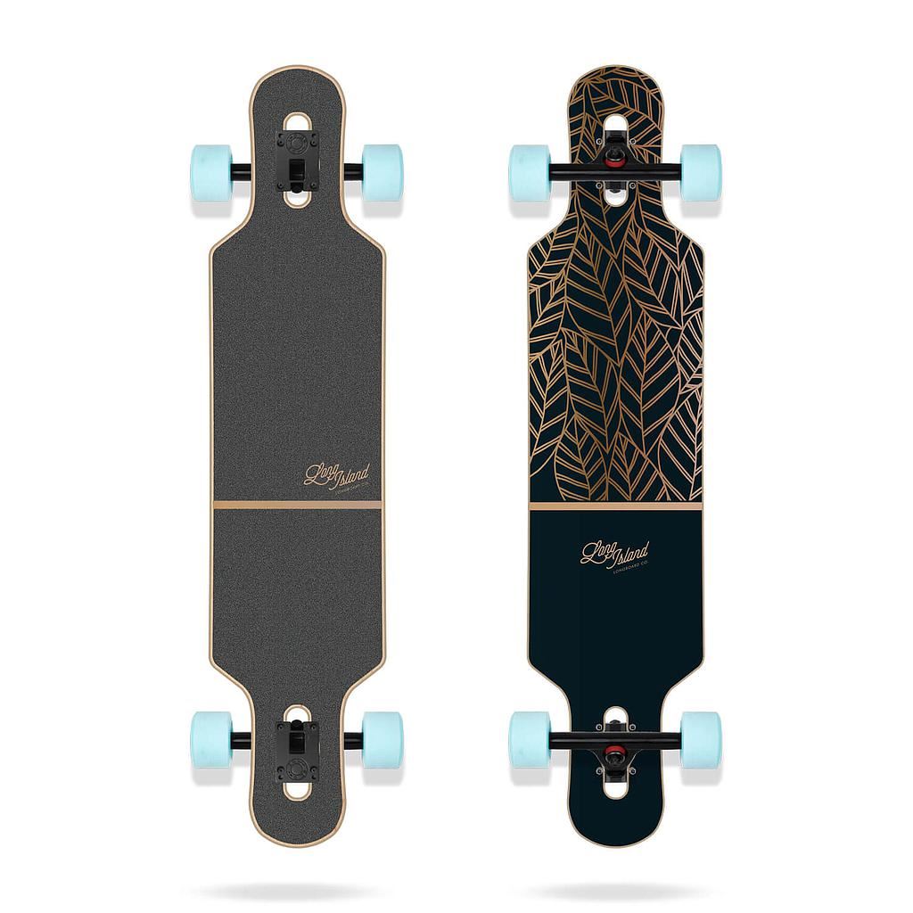 Long Island Art Deco 38.9"x8.75" Drop Long Island Complete Longboard - 38.0" - Skatewarehouse.co.uk