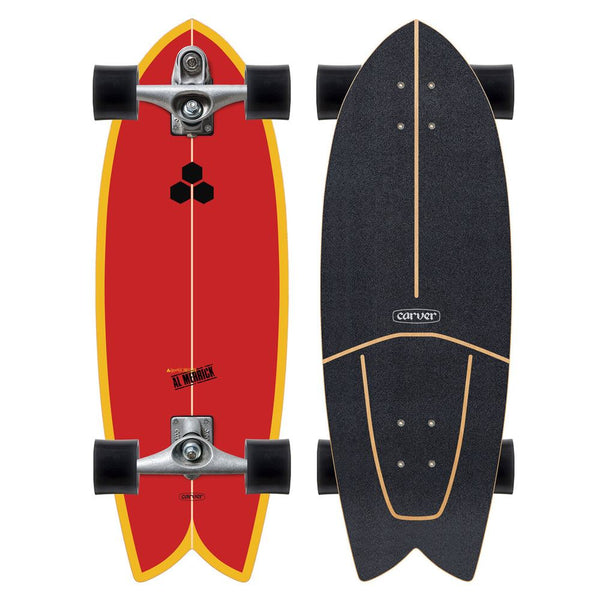 Carver CI Fish - C7 Surfskate Cruiser Skateboard - 9.75" x 29.25" - Skatewarehouse.co.uk
