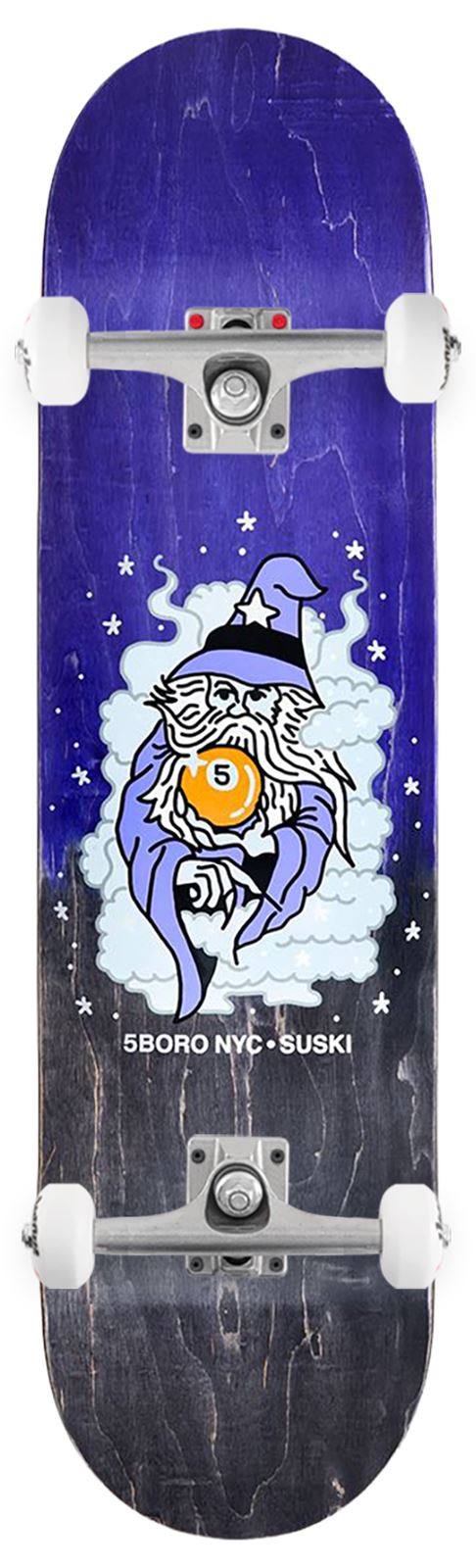 5BORO Aaron Suski '5Ball Wizard' x Venom Custom Complete Skateboard - 8.25