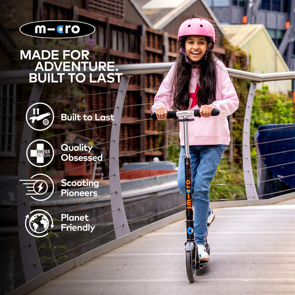 Micro Black Scooter - Skatewarehouse.co.uk