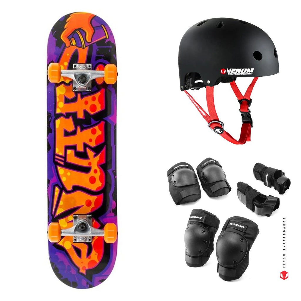 Enuff Graffiti II Orange Complete Skateboard Bundle