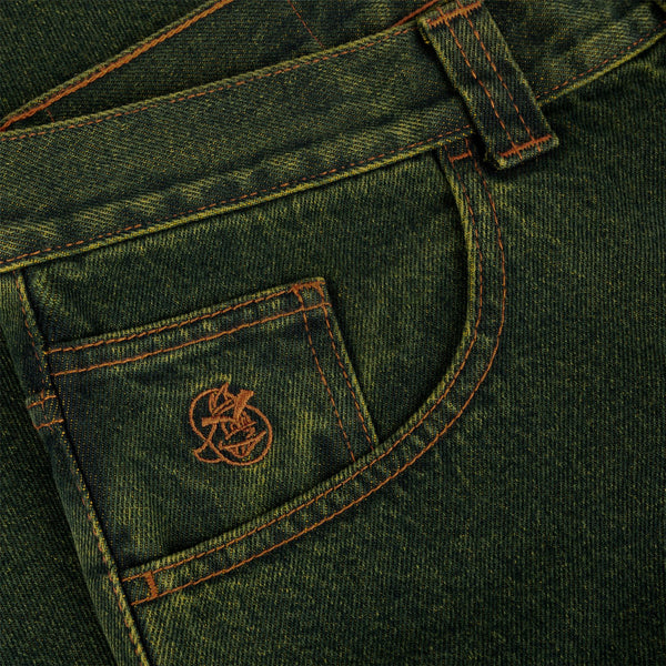 Polar Skate Co 93! Pants (Chartreuse / Blue)