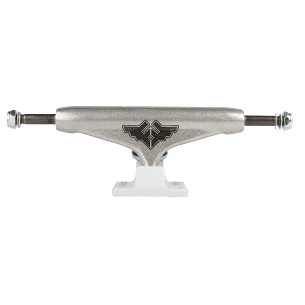 Fracture Truck Wings V2 Raw/Wht Skateboard Trucks - 5.50 - Skatewarehouse.co.uk