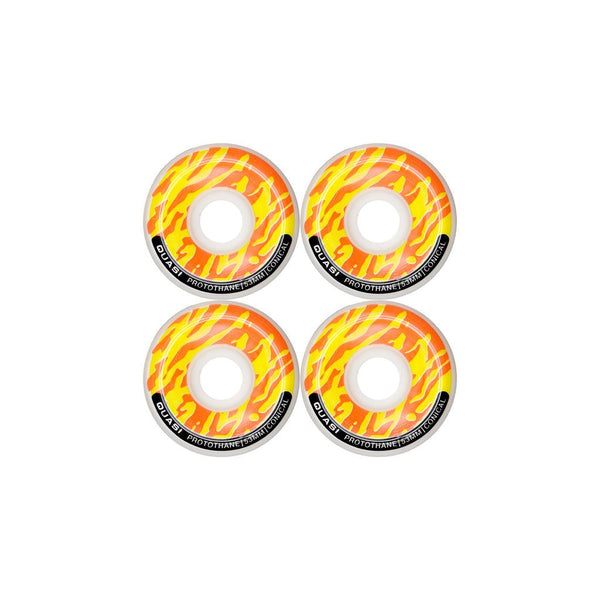 Quasi P-Thane Conical Shape (Orange) Skateboard Wheels - 53mm