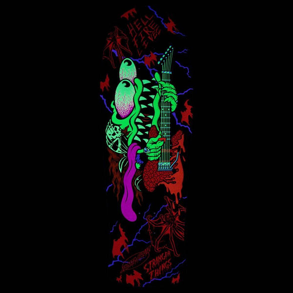 Santa Cruz ST Stranger Things Meek Slasher Skateboard Deck