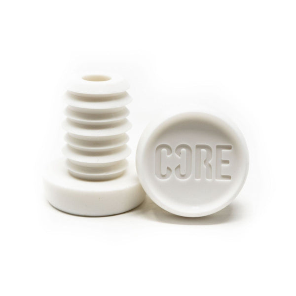 CORE Bar Ends Standard Size - White - Skatewarehouse.co.uk