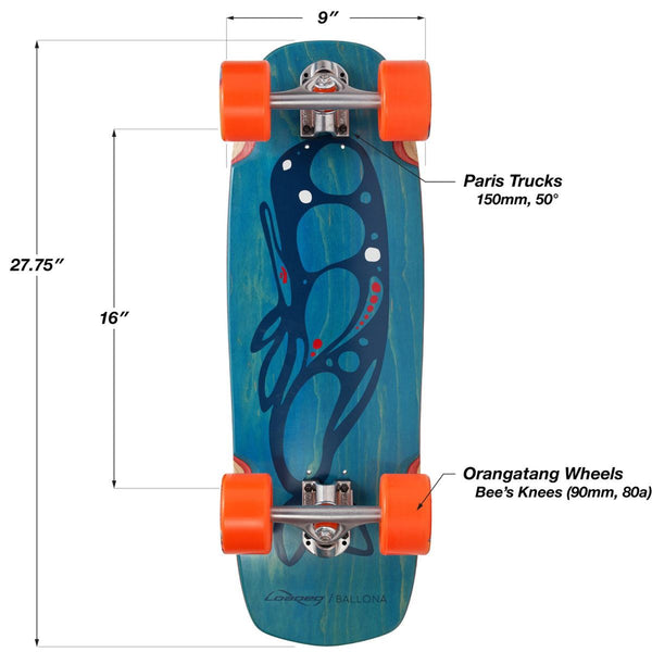 Loaded Boards Ballona Moby Complete - Rumblebee - Bee's Knees Pink