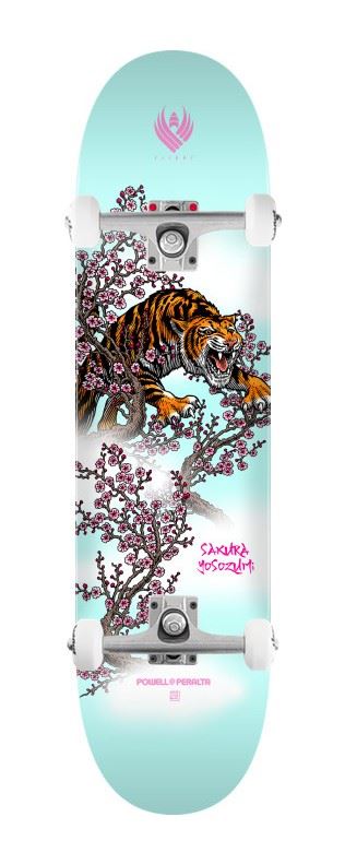 Powell-Peralta FLIGHT Sakura Yosozumi Tiger - Shape 243 x Venom Custom Complete Skateboard - 8.25"