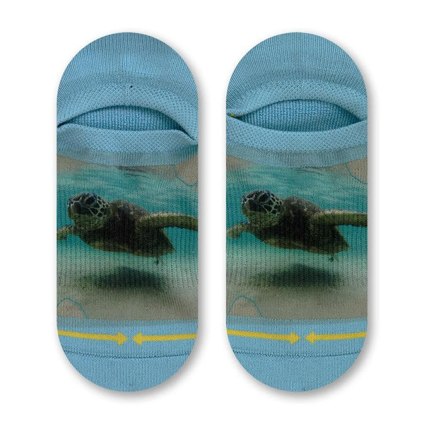 Merge4 Dave Nelson Turtle No Show Socks - Skatewarehouse.co.uk