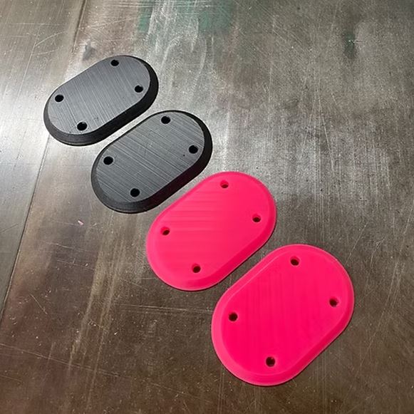 Lil Jawns 'Polarizer' Risers Blue Skateboard Hardware