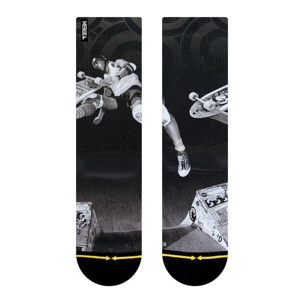Merge4 Grant Brittain's Rob Roskopp Classic Crew Socks - Skatewarehouse.co.uk