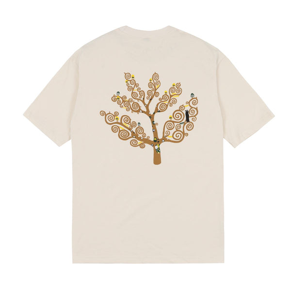 Magenta Life Tee Natural - Skatewarehouse.co.uk