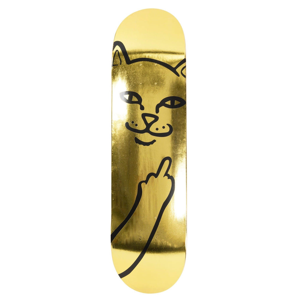 Rip N Dip Lord Nermal (Gold) Skateboard Deck - 8.0" - Skatewarehouse.co.uk