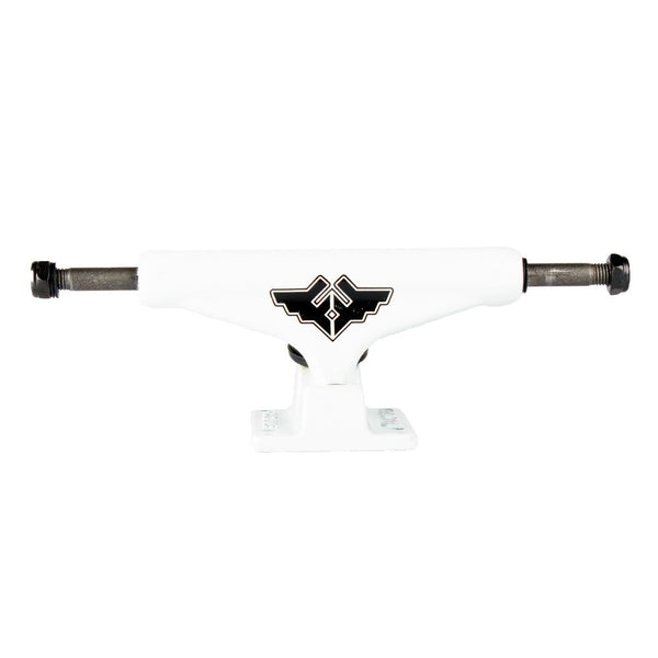 Fracture Truck Wings V2 White Skateboard Trucks - 5.50 - Skatewarehouse.co.uk