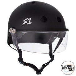 S1 Lifer Helmets inc Visor - Black Matt