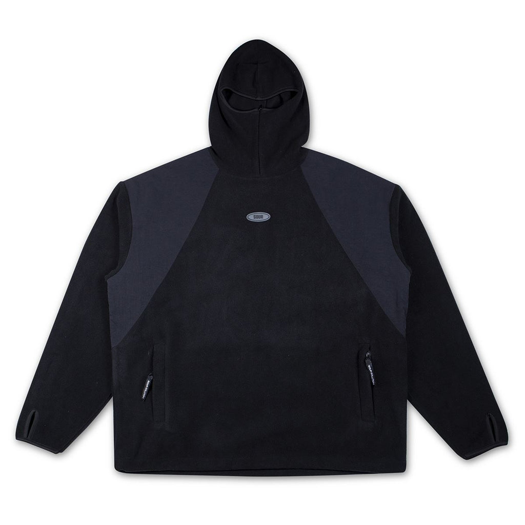 Sour Solution Ninja Hood Micro Fleece Black