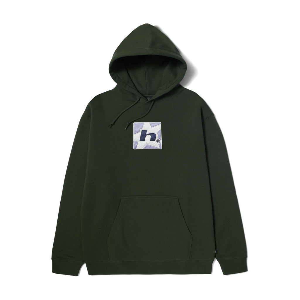 HUF H Star P / O Hoodie (Hunter Green) - S