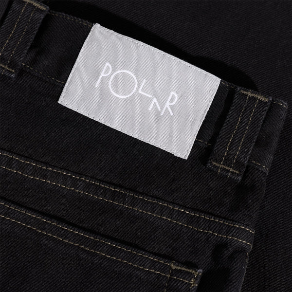 Polar Skate Co '93! Pants | Contrast Stitching (Black / Dark Olive) - 30/30