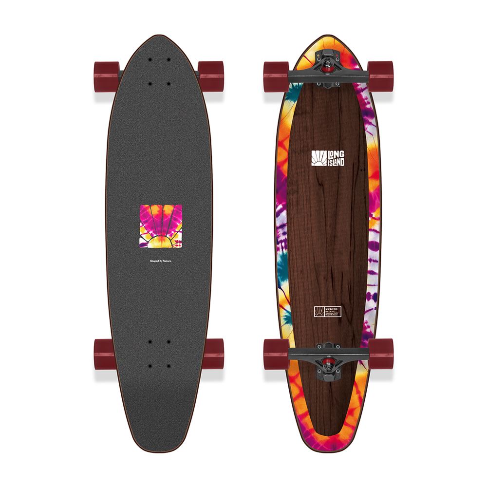 Long Island Woodstock 36"x9" Kicktail Long Island Complete Longboard - 36.0" - Skatewarehouse.co.uk