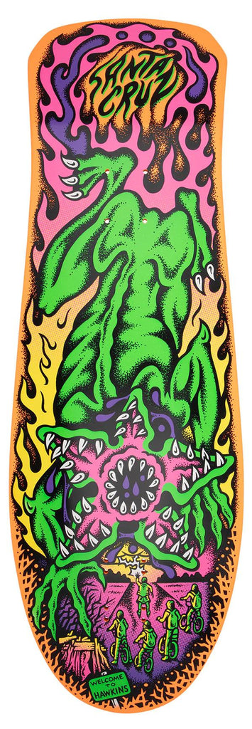 Santa Cruz x Stranger Things Salba Demogorgon **Glow in the Dark** Skateboard Deck - 10.3" - Skatewarehouse.co.uk