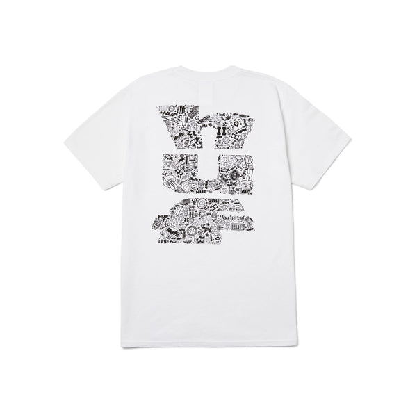 HUF Metablast S / S Tee (White) - M