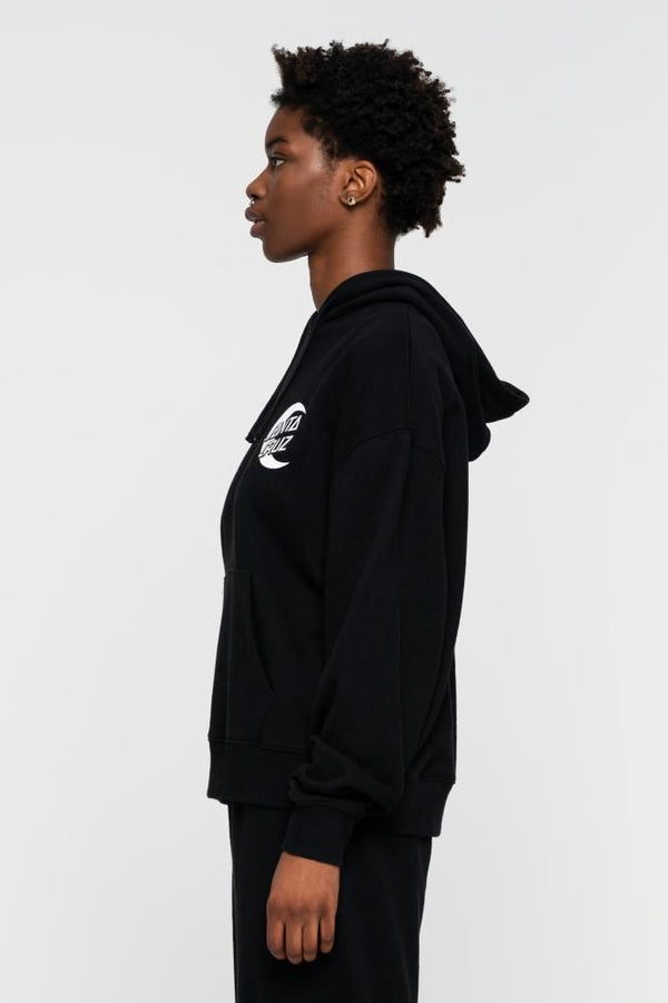 Santa Cruz Hood Cabana Moon Dot Hood - Black - Skatewarehouse.co.uk