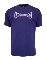 Independent T-Shirt Spanning T-Shirt - Navy Blue - Skatewarehouse.co.uk