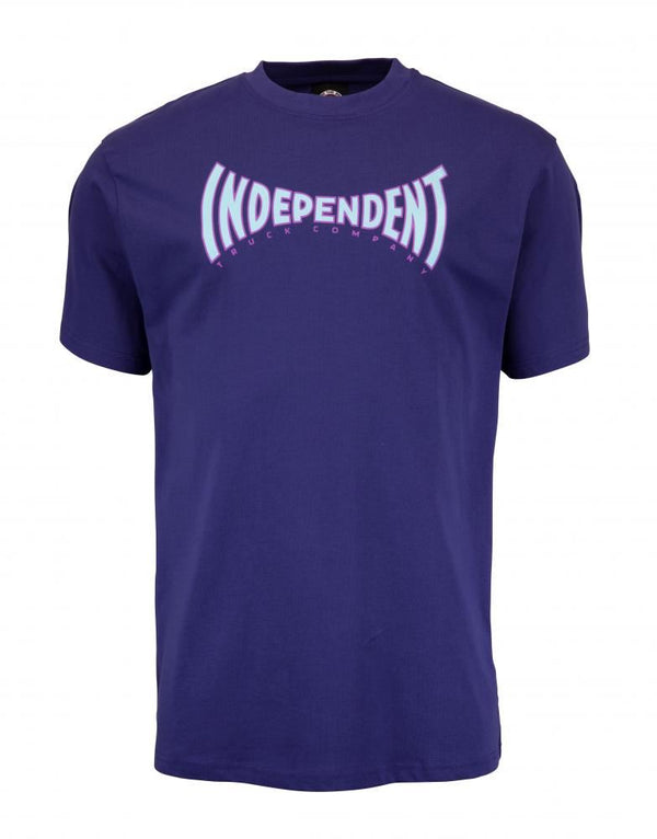 Independent T-Shirt Spanning T-Shirt - Navy Blue - Skatewarehouse.co.uk