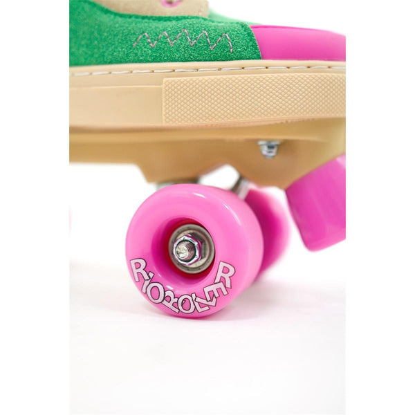Rio Roller Beats Quad Skates - Pink / Green