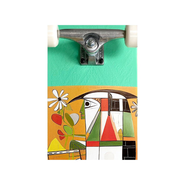Push India MLSL Yellow / Green Complete Skateboard - 8.25