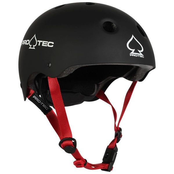Pro-Tec Helmet JR Classic Fit Cert - Matte Black - Skatewarehouse.co.uk